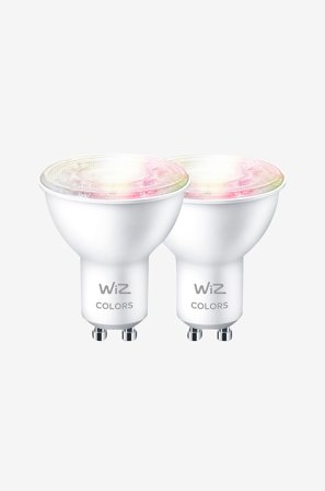 WiZ - 2-pk WiFi Smart LED GU10 50W 345lm Farge - Smart belysning - Fra Homeroom