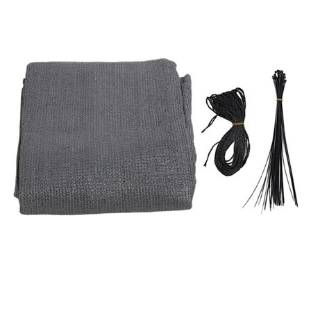 Balkongskjerming Sichtschutz Zaun Abdeckung HDPE UV-beskyttelse Sichtschutz Zaun for Terrasse Hage Bakgård Utendørs Basseng Mørkegrå