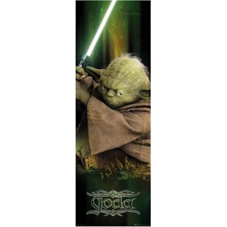 Poster - Star Wars - Yoda (dörraffisch)