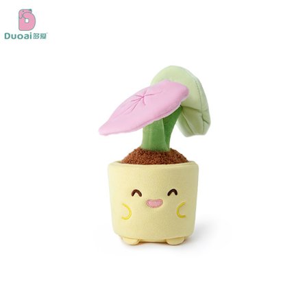 2-i-1 Søte Plantepotte Plysjleker Tulipaner, Sopp, Aloe Vera, Begonia, Lykkegress Plantedukke Bursdagsgaver Romdekorasjon