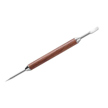 Kaffe Nål med Dubbla Huvuden Cappuccino Latte Art Penna DIY Kaffe Barista Verktyg Blandningssked DIY Kök Kaffe Verktyg