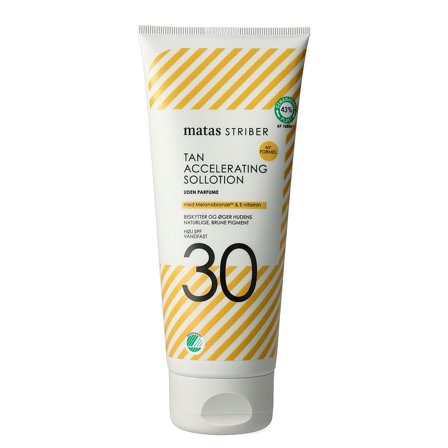 3 for 2 - Matas Striber Tan Accelerating Sollotion SPF 30 Uden Parfume 200 ml, Skincare, Solpleje, Solcreme