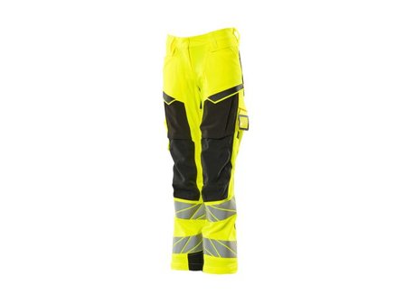 MASCOT Varselbyxor dam kl 2 stretch gu/sv 82c46 - Lyreco - Arbetskläder > Varselkläder > Varselbyxor