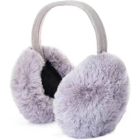 Grå Portabla Ørevarmer til Koldt Vejr | Termiske Ørevarmer eller Ørebeskyttelse Hårbånd til Løb, Gåture og Udendørs Sport