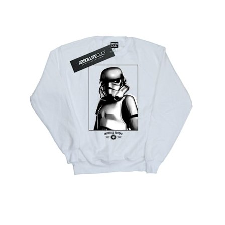 Star Wars Herr Imperial Troops Sweatshirt S Vit