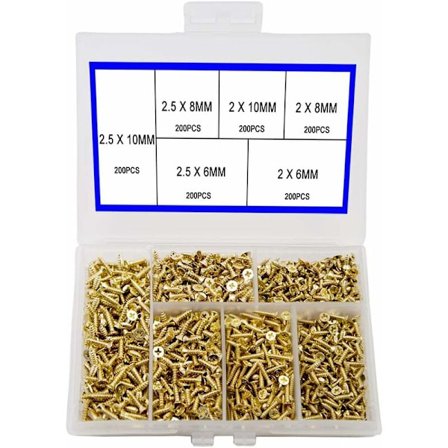 Liten kryss flatt hodeskrue selvtappende skrue skapdørhengsel