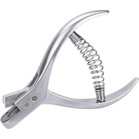 Mönsterhackare 2MM Bredd Papper Stål Skräddare Symålstång Industriell Hålslag, med Fjäderhandtag