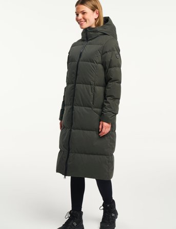 Tenson Stella Down Coat W - Khaki green - M