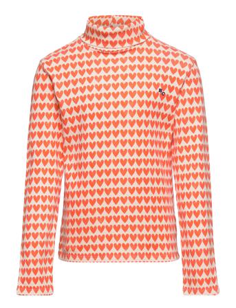 Hearts All Over Turtle Neck T-Shirt T-shirts Turtleneck Multi/mönstrad Bobo Choses