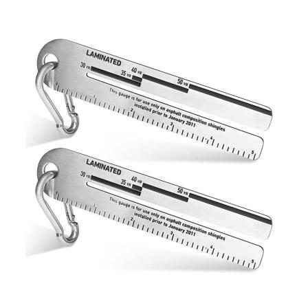 2-pack 4/09 Takskivsmätare, Taklutningmätare, Mätverktyg för Takskivor, Analys av Tjockleken