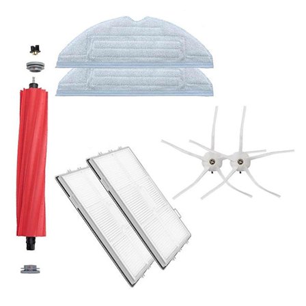 Robotdelar för S7 / T7s Plus / S7 Maxv Ultra - Huvudborste, Sidoborste, HEPA-filter, Moppduk