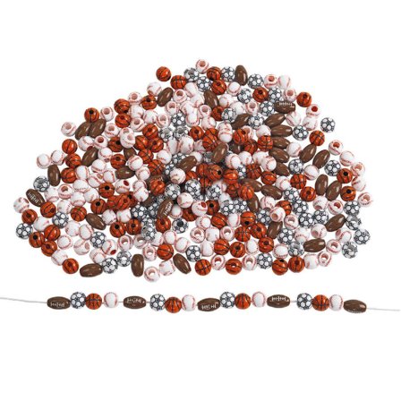 Plastpärlor sport 300/fp - Lyreco - Skola och förskola - Hobbymaterial - Pärlor