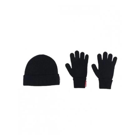 Dsquared2 Gloves And Beanie Set Sort, Herre Accessories, Størrelse: ONE Size