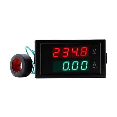 Digital Voltmeter Ammeter Ac 80-300v 0-100a Voltage Current Meter Volt Amp Display Voltmeter Amperage Multimeter 2 In 1 With Current Transformer 56vin