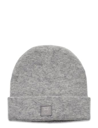 Kids Wool Beanie - Rws Accessories Headwear Hats Beanies Grå Knowledge Cotton Apparel*Betinget Tilbud
