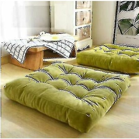 Myk og tykk sofa stol Corduroy puter sete kvadratisk gulv hage spisestue 55 * 55cm