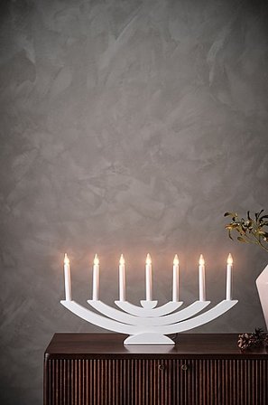 Jotex - El-lysestage White - NAVIDA - Køb Adventslysestager hos Jotex