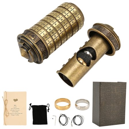 Bogstav Kode Lås Klassisk Elegant DIY Indstilling Dekorativ Praktisk Zinklegering Grøn Bronze Lås Legetøj