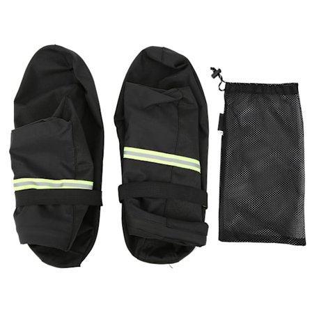 Vattentäta och Sandtäta Vandringsskoöverdrag med Hög Skaft och Nätväska (Svart)