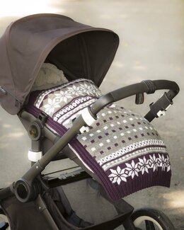 Strikkeoppskrift Vognteppe - Viking of Norway