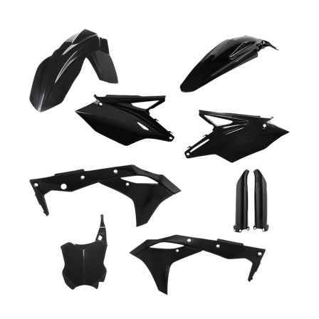 Kit Plastiche Completo Acerbis Nero - Kawasaki KX 250 2019-2020