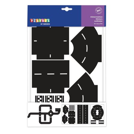 PLAYBOX Stickers kurvor och korsningar 50/fp - Lyreco - Skola och förskola - Hobbymaterial - Bokmärken och stickers