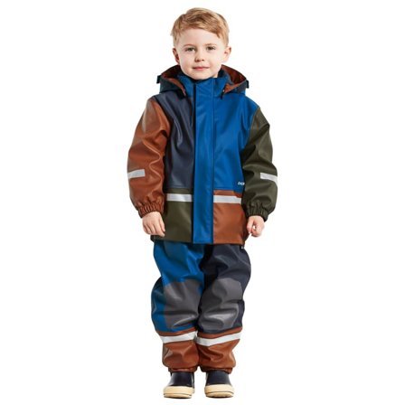 Didriksons Boardman Kids Multi Set Children rainwear sets Blue 90