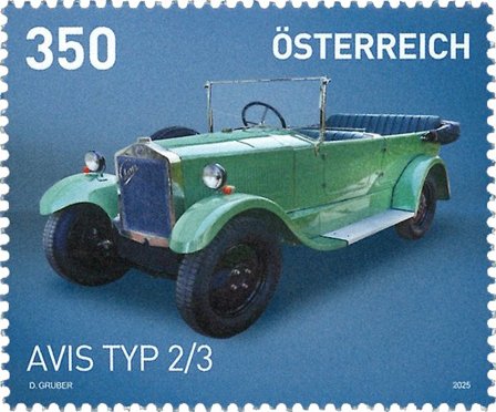 Østrig - Bil: Avis type 2/3 - Postfrisk frimærke