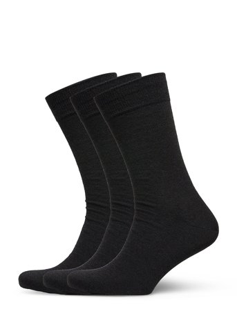 Egtved Twin Socks 3-Pack Black Egtved