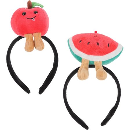 2 st vattenmelon pannband tropisk huvudbonad party pannband galen dum hatt frukt hårspännen frukt kostym huvudbonad flick pannband vuxen huvudb