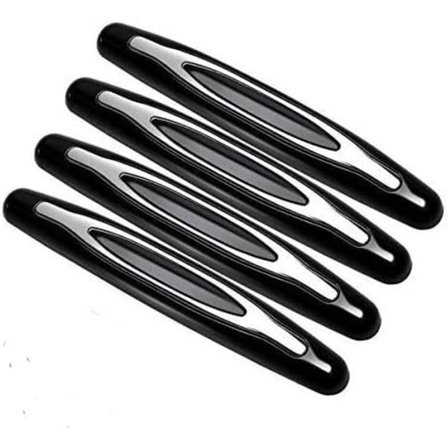 Sort 4-pak, dørbeskyttelsesbeskyttelse - høj kvalitet, stærk, friktion