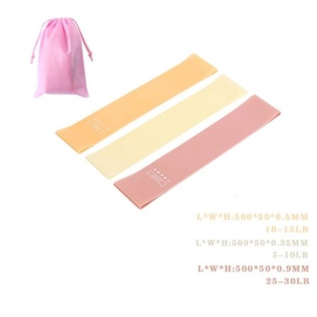 Motståndsband Fitness Gum Träning Gym Styrketräning Elastiska band för Fitness Miniband Yoga Crossfit Träningsutrustning