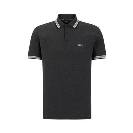 Hugo Boss, Polo Shirts Szary, Mężczyzna, Rozmiar: S