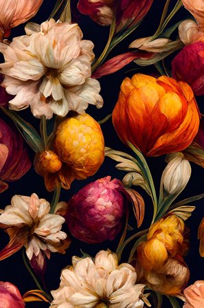 Pelcasa - Plakat Romantic Flowers - Sort - Posters - Fra Homeroom