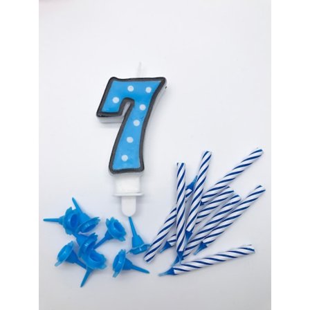 Gaggs Sifferljus Nr 7, Blå eller Rosa