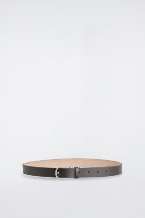 COS Rounded-Buckle Leather Belt in Brown - Men