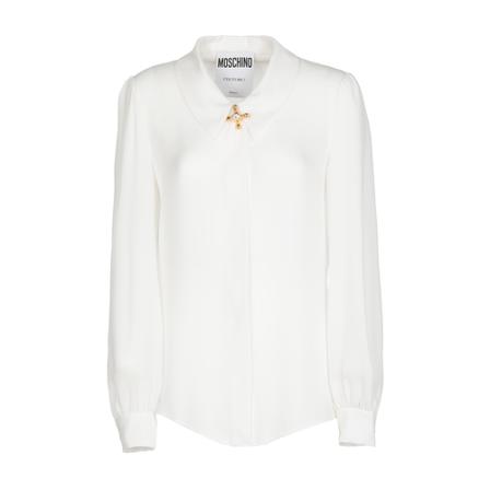 Moschino Shirts , Wit , Dames , Maat: S