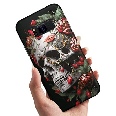 Cover / Mobilcover til Samsung Galaxy S8 Plus - Skull Roses