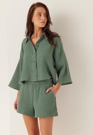 VERO MODA - Vmnatali High Waist shorts - Laurel Wreath