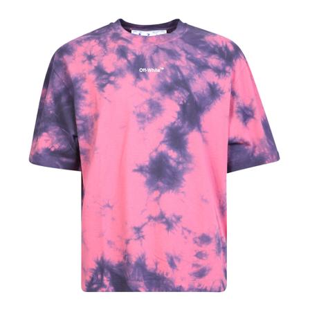 Off White, T-Shirts Roze, Heren, Maat:M,multicolor