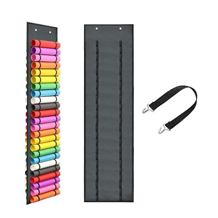 Vinylrullehållare med 48 Fack, Vinylrulleförvaring Organizer Vägg Hantverksrum Organizer och