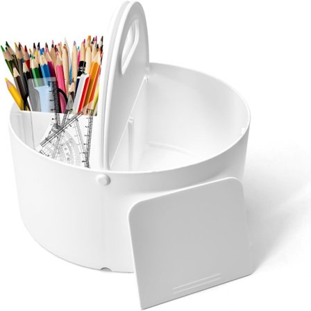 Multifunktions skrivebordsorganisator Tissue box Cover sød penneholder