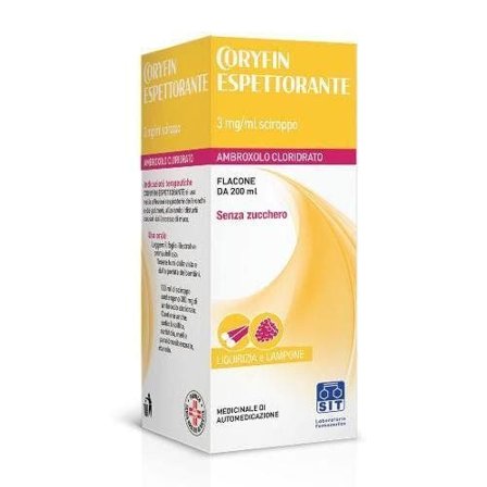 Coryfin Espettorante Sciroppo 200ml 3mg/ml