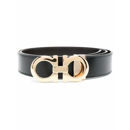 Salvatore Ferragamo, Belts Czarny, Mężczyzna, Rozmiar: 95 CM