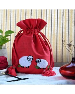 Meadow projektväska söta Röd - Lantern Moon