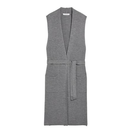 Max Mara Sleeveless Strik Grå, Dame Slipover