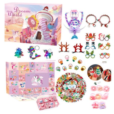 36/88 deler Julekalender, nedtellingkalender 2024 for barn, 24 dagers gaveboks (FMY)