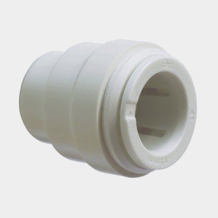 Ändstopp John Guest, med snabbkoppling, 15 mm