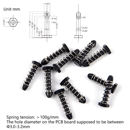 10 stk 17,6 mm 13,8 mm plast søm Southbridge Northbridge Coolin