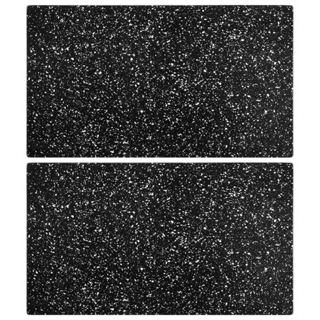 vidaXL Skärbräda 2 st med granitmönster härdat glas